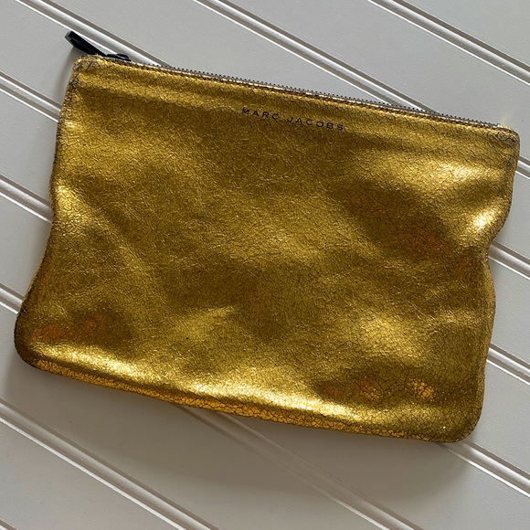 Marc Jacobs Handbags - Marc Jacobs Soft Clutch Gold